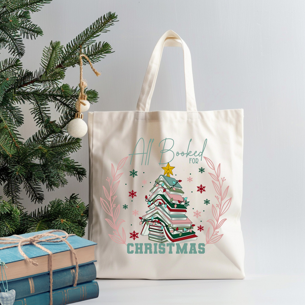 Tote Bag: All Booked for Christmas