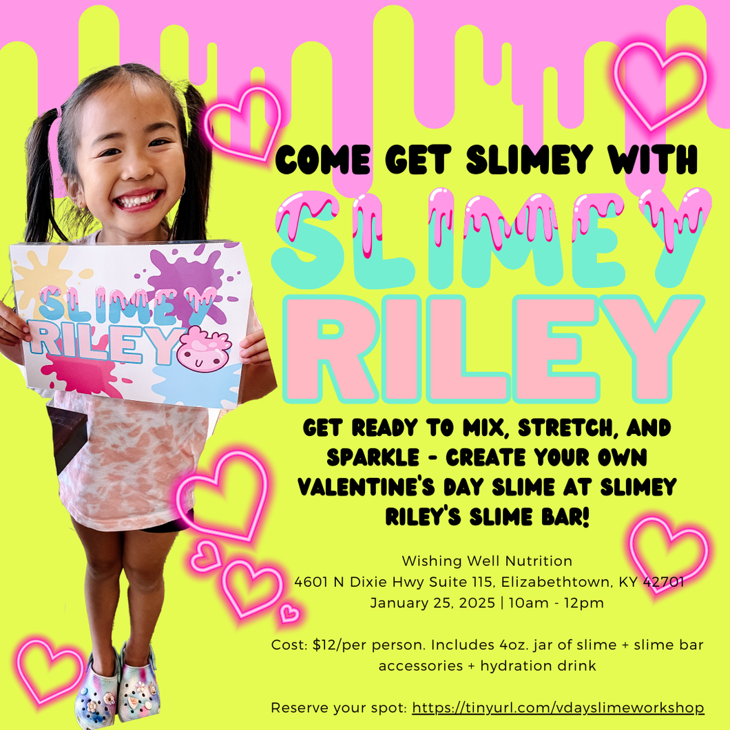 Valentine's Day Theme Slime Workshop with Slimey Riley